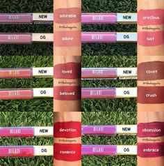 Milani Amore Matte Lip Crémes: Original Shades vs. New Shades Milani Makeup, Drugstore Products, Beginner Makeup, Milani Cosmetics, Lipstick Swatches, Makeup To Buy, Makeup Swatches, Melanin Poppin, Makeup Obsession