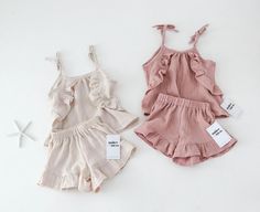 These sets are the cutest!! Kid Fashion, Neutral Baby, Baby Wearing, The Cutest, Baby Clothes