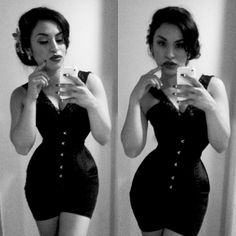 Pinup Model Tania Fonseca  Waist Training-  Orchardcorset.com Orchard Corset, Pinup Model, Corsets Vintage, Slim Waist, Pin Up