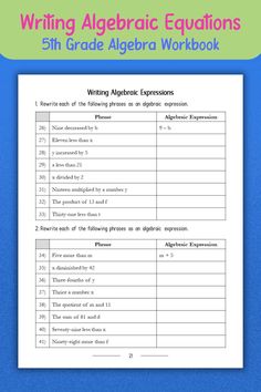 the 5th grade worksheet for writing and using an ell workbook to help students