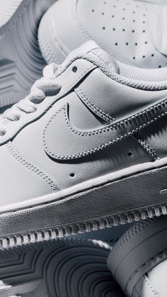 Nike Astethic, Air Force 1 Wallpaper, Nike Air Force 1 Aesthetic, Air Force 1 Collection, Air Force 1 Triple White, Air Force Wallpaper, Instagram Shoes, Window Display Retail, Nike Shoes Air Force