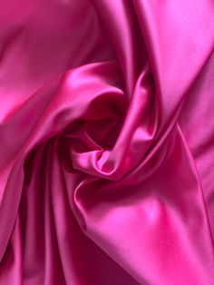 Fuchsia Satin Bridal Fabric Satin Lamour Lamour Satin - Etsy Pink Silk Satin Wedding Dress, Pink Satin Dress For Wedding, Pink Satin Dress For Formal Occasions, Oc Cosplay, Valentine Fashion, Barbie Shop, Prom 2024, Bridal Fabric, La Face