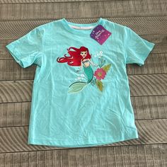 Disney Princess Size 5 Ariel Little Mermaid Shirt Little Mermaid Shirt, Ariel Little Mermaid, Mermaid Shirt, Disney Princess Ariel, Princess Ariel, Disney Shirts, Little Mermaid, The Little Mermaid, Ariel