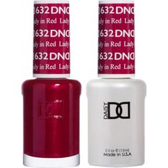 DND Duo - #632 Lady In Red / Soak-Off Gel Polish 0.5 oz. + Nail Lacquer 0.5 oz. Dnd Red, Spa Prices, Nail Services, Soak Off Gel, Elegant Nails, Nail Technician, Gel Manicure, Professional Nails, High Gloss Finish