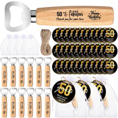 the 50th anniversary gift set includes baseball bats, markers and tags for each player to use