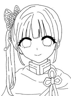 Demon Slayer Line Art, Anime Line Art, Kny Drawing, Coloring Pages Anime, Manga Coloring Pages, Anime Coloring Pages, Chibi Coloring Pages, Manga Coloring Book, Anime Lineart