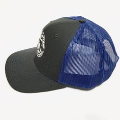 Blue is everyone's Favorite Color! A Blue twist on our Original Snapback Hat! This professional made high-quality hat is perfect for all-day, every day! “A truly Professional Quality Hat, that you can keep forever.” Product Details A very professional look and feel snapback hat with a soft inner layer. Nicely formed and firm structure to maintain shape after multiple uses. You can even put it in the wash to keep it looking fresh! Snapback with a Breathable Mesh Backing Embroidered Mathias Method Logo Structured Pre-Curved Strong Bill Firm Build that keeps its shape Comfortable Soft Inner Lining Material - 65/35 Polyester-Cotton Mix Front - 100% Polyester Mesh Back Blue Adjustable Trucker Hat For Baseball Season, Adjustable Blue Trucker Hat For Baseball Season, Navy Trucker Hat With Curved Brim, Blue Snapback Hat With Curved Bill, Blue Trucker Hat Snapback Style, Blue Trucker Hat Snapback, Blue Trucker Hat With Curved Brim, Adjustable Blue Trucker Baseball Cap, Blue Snapback Fitted Hat For Outdoor