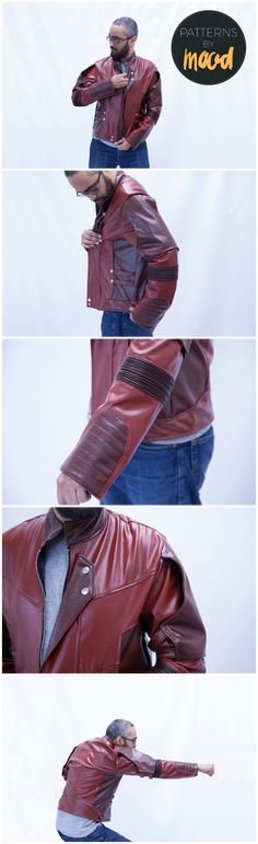 Mood Cosplay: Free GotG2 Star-Lord Jacket Pattern | You can't defend the galaxy in just anything. To celebrate Superhero Day, as well as the upcoming release of Guardians of the Galaxy Vol 2., I recreated Star-Lord's newest jacket. The best part? There's a free template, so you can make your own, look fabulous, and start kicking some alien butt! Star Lord Jacket, Starlord Costume, Cosplay Templates, Cosplay Hacks, Superhero Day, Sustainable Sewing, Guardians Of The Galaxy Vol 2