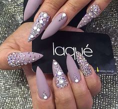 French Nails Glitter, 2019 Nails, Diva Nails, Nails Design With Rhinestones, Ideas Nails, Trendy Nail Design, I Love Nails