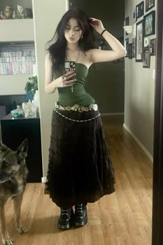 Summer Goth Aesthetic, Earthy Goth Aesthetic, Earthy Goth Outfits, Whimsigoth Outfits Casual, Alt Woman, Goth Summer Outfits, Mode Hippie, Estilo Hippy, Summer Goth