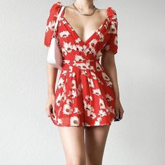 Reposhing This Item I Purchased From @Aspen_sawyer. Loved It, But It Is Too Small For Me! Fits More Like A Small Or Xsmall. Never Worn, Just Took Off The Tags Before Trying On From A Smoke Free Home Questions? Leave A Comment Below! Red Printed V-neck Jumpsuits And Rompers, Red Floral Print Short Sleeve Jumpsuits And Rompers, Red Printed V-neck Jumpsuit Or Romper, Red Printed V-neck Jumpsuit, Chic Red Short Sleeve Jumpsuits And Rompers, Flirty Summer Jumpsuits And Rompers With Short Sleeves, Flirty Short Sleeve Jumpsuits And Rompers For Summer, Flirty Summer Jumpsuit With Short Sleeves, Chic Red Floral Print Jumpsuit