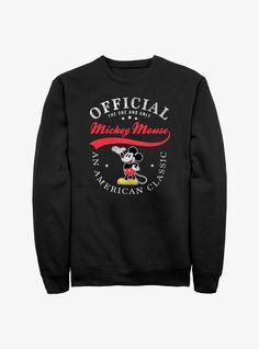 Disney Package, Mickey Mouse Classic, Mickey Mouse Gifts, Mickey Sweatshirt, Mickey Mouse Sweatshirt, Classic Sweatshirt, Sweatshirts Online, American Classic, Disney Mickey Mouse