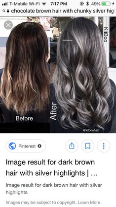 Hair Colors Ideas, Hair Spring, Frosted Hair, Hair Transition, Ash Hair Color, Brunette Hair With Highlights