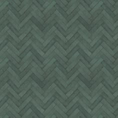 an image of a green wallpaper that looks like herringbones on the floor