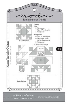 the modela sample block is shown with instructions to make it look like an origami