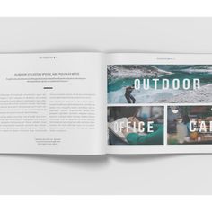 Landscape A4 Minimalist Magazine Mockup Template Product Mockup Web Template Design