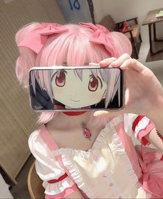 Madoka Magica Cosplay, Madoka Cosplay, Aesthetic Cosplay, Madoka Kaname, Mahō Shōjo Madoka Magica, Mahō Shōjo, Puella Magi, On The Phone, Puella Magi Madoka Magica