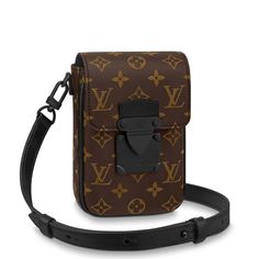 LOUIS VUITTON® - S-lock Vertical Wearable Wallet - Monogram Noir Lv Man Bag, Lv Crossbody Bag Men, Louis Vuitton Men Backpack, Louis Vuitton Messenger Bag Men, Louis Vuitton Mens Bag Louis Vuitton Official, Burberry Wallet, Sac Louis Vuitton, Fendi Wallet, Vanity Bag