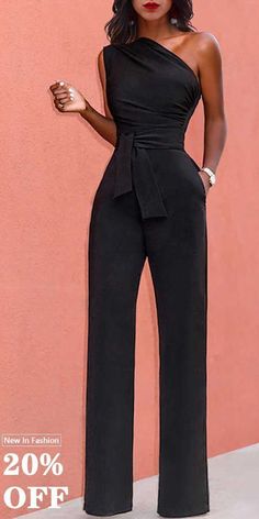 Classy Jumpsuit, Chique Outfits, Jumpsuit Elegant, Woman Suit Fashion, Graduation Outfit, Looks Chic, Jumpsuit Fashion, Sleeveless Jumpsuits