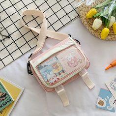 Photos List Cute Rectangular School Phone Bag, Cute Rectangular Phone Bag For School, Portable School Bags For Summer, Portable Bags For School In Summer, Cute School Phone Pouch Bag, Cute School Pouch Phone Bag, Cute School Shoulder Phone Bag, Cute Summer Backpack Bags, Cute Phone Shoulder Bag For School