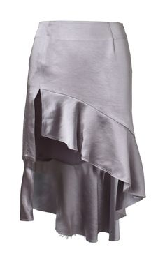 Purple Satin Skirt, Grey Skirts, Light Grey Skirt, Skirt Medium, Purple Satin, Asymmetrical Skirt, Satin Skirt, Polyester Satin, Small Light