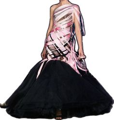 Fitted Prom Evening Dress With Attached Cancan, Fitted Evening Dress With Attached Cancan For Prom, Formal Fitted Evening Dress With Cancan, Fitted Gown With Attached Cancan For Prom Season, Formal Fitted Evening Dress With Attached Cancan, Pink Fitted Couture Gown, Elegant Ballroom Ball Gown Dress, Elegant Ball Gown For Ballroom, Elegant Ball Gown Dresses For Ballroom