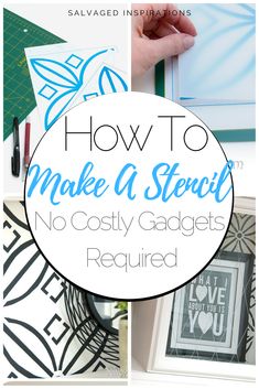 how to make a stencil no - costy gadgets required with instructions