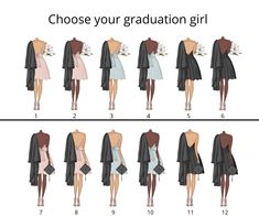 the different ways to wear a graduation dress