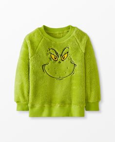 Dr. Seuss Grinch Marshmallow Sweatshirt | Hanna Andersson Grinch Marshmallow, Grinch Artwork, Sloth Sweater, Grinch Sweatshirt, Grinch Stuff, Clothes Sweaters, Dr Seuss Grinch, Baby Pjs, Mr Grinch