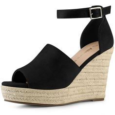 Women's Espadrilles Platform Heels Wedges Sandals : Target Wood Platform Heels, Platform Espadrille Sandals, Party Heels, Women's Espadrilles, Platform Wedge Heels, Wedges Sandals, Espadrilles Platform, Ankle Strap Wedges, Shorts Skirts