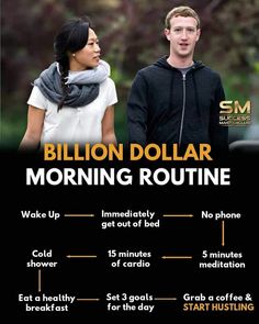 Billion Dollar Morning Routine, Millionaire Mindset Quotes, Financial Motivation, Money Management Advice, Channel 2, Personal Improvement, Positive Quotes For Life Motivation, Mental Training, Social Media Jobs