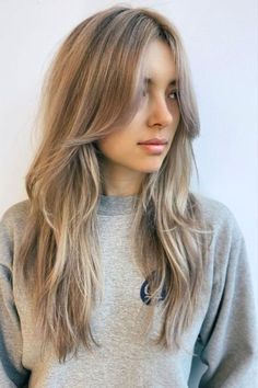 Layered Hair With Bangs, Ash Blonde Hair, Voluminous Hair, Long Hair With Bangs, Long Layered Hair, Haircuts For Long Hair