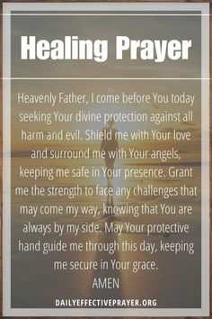 Experience the power of prayer for healing. Delve into these inspirational prayers that invoke God's divine intervention, restoring health and wholeness. Learn more at DailyEffectivePrayer.org. Sunday Morning Images