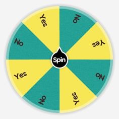 a spinning wheel with the word spin written on it