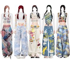 Annsshe on ShopLook | The easiest way to find the perfect outfit Silk Harem Pants, Lirika Matoshi, Dance Outfits Practice, Rainbow Outfit, Practice Outfits