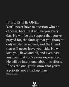 He Is The One, Soulmate Love Quotes, Soulmate Quotes, Vie Motivation, Relationship Rules, Quotes For Him, Love Quotes For Him, Future Husband, Great Quotes