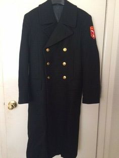 Mil-Tec  Wool Greatcoat Blue Men's.  Shipped with USPS Priority Mail.   Sizes run very large to fit warm layers of clothes underneath.  Sizes are in the Euro system.  This is a size 44 according to the tag.  Great condition was never worn.  Photo 7 shows tiny speck on the collar (possibly manufacturer's defect). Approximate measurements (I took the Euro size from the website where this coat was purchased    www.varusteleka.com) Euro size - 44 Height 170 - 180 cm Chest circumference  90 - 96 cm W Uniform Style Long Coat With Buttons, Military Style Formal Winter Pea Coat, Military Style Formal Pea Coat For Winter, Formal Military Style Winter Pea Coat, Formal Military Pea Coat For Winter, Single Breasted Uniform Style Winter Outerwear, Fall Military Uniform Outerwear, Winter Uniform Style Single Breasted Outerwear, Winter Uniform Style Single-breasted Outerwear