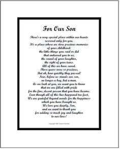 Our Son Poem DIGITAL DOWNLOAD Our Son Verse Our Son Print - Etsy Poem For My Son, Poem To My Daughter, Son Poems, I Miss My Daughter, Daughter 21st, Letters To My Son, Daughter Poems, Sons Graduation, Poems For Him