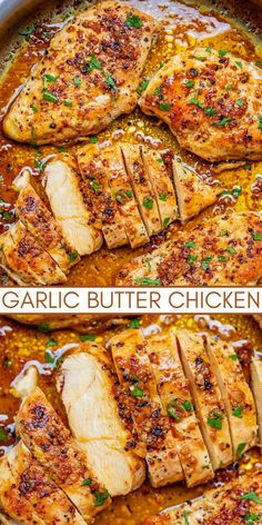 Easy Stovetop Chicken, Stovetop Chicken, Lasagna Rollups, Garlic Butter Chicken, Garlic Butter Sauce, Dinner Healthy, Think Food, Health Dinner Recipes, Chicken Dishes Recipes