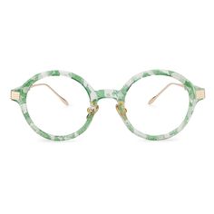 Trendy Green Round Frame Sunglasses, Green Round Frame Sunglasses With Gradient Lenses, Green Sunglasses With Gradient Lenses And Round Frame, Green Round Frame Sunglasses For Summer, Green Round Frame Summer Sunglasses, Summer Green Round Frame Sunglasses, Cheap Eyeglasses, Frame Silhouette, Circle Glasses