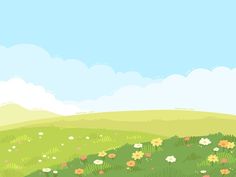 Outside Background Drawing, Flower Background Illustration, Wallpaper Backgrounds Aesthetic Landscape, Spring Vector Illustration, Cute Drawing Background, Sky Background Drawing, Cute Nature Drawings, Nature Background Drawing, Freepik Vector Free