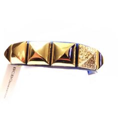 Bcbgeneration Cuff Bracelet Blue Gold Toned Studs Add Some Glam To Your Look! New With Tag Note: Some Scuffs Gold Toned Rhinestone Gems Rocker Faux Leather Trendy Adjustable Cuff Bracelet For Party, Adjustable Blue Cuff Bracelet For Party, Blue Bangle Cuff Bracelet For Party, Trendy Adjustable Blue Cuff Bracelet, Bracelet Blue, Blue Bracelet, Womens Jewelry Bracelets, Blue Gold, Cuff Bracelet