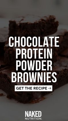 🍫 Craving brownies but want to keep it healthy? Try these Chocolate Whey Protein Brownies! Packed with protein and rich chocolate flavor, they’re the perfect guilt-free treat. #HealthyDesserts #ProteinBrownies #WheyProteinRecipes Protein Powder Brownies, Protein Brownies Recipe, Whey Protein Recipes, Protein Brownies, Protein Intake, Chocolate Protein Powder, Whey Protein Powder, Brownie Recipe