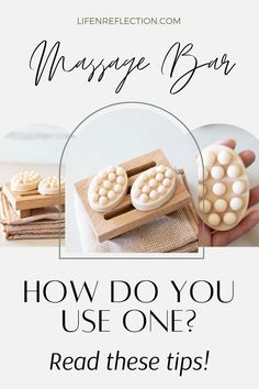 How do you use a massage bar? It's easy to achieve an in-shower massage with these DIY massage bars made with melt and pour soap! Massage Soap Bars, Diy Gift For Him, Massage Soap, Diy Massage, Massage Bar, Handmade Soap Recipes, Melt And Pour Soap, Massage Bars, Massage Lotion