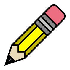 a pencil that is yellow and pink