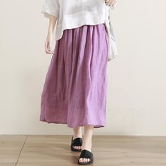 simplelinenlife-Women-Summer-Linen-Skirts Skirt Organza, Linen Skirts, Nature Fabric, Winter Skirts, Skirts Summer, Simple Skirt, Fashion Skirts, Organic Nature, Women Skirts