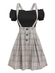 size: XXL, Color: Black Casual Workwear Dress With Fake Two-piece Design, Casual Short Sleeve Fake Two-piece Dress, Casual Mini Length Fake Two-piece Dress, Casual Mini Dress With Fake Two-piece Detail, Casual A-line Patchwork Mini Dress, Casual Mini Dress With Splicing, Casual Fitted Fake Two-piece Dress, Casual Knee-length Spliced Mini Dress, Casual Knee-length Mini Dress With Splicing