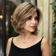 50 Chin Length Haircuts: Chic Styles for a Trendy Look In 2023 Lob Cut, Waves Haircut, Chin Length Haircuts, Chic Haircut, Chin Length Bob, Asymmetrical Bob, Tousled Waves, Boho Beachy