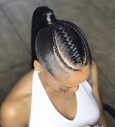 Beautiful detailed pony by @keystylist - https://blackhairinformation.com/hairstyle-gallery/beautiful-detailed-pony-keystylist/ Ponytails Hairstyles, Weave Ponytail Hairstyles, Twisted Hair, Weave Ponytail, Braided Ponytail Hairstyles, Hair Ponytail Styles, Hairstyle Gallery, Cornrow Hairstyles, Sleek Ponytail