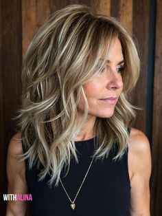 Find out why dark caramel balayage is the must-have hair trend of 2024. See how it enhances every look! #CaramelGlow #BalayageGoals #DarkAndCaramel #EffortlessBalayage #WarmToneBalayage #BrunetteHighlights #FallHairInspo #SubtleHighlights #BalayageMagic #ChicHairColor Long Layers Haircut On Medium Hair, Hair Styles Women Medium Length, Layered Below Shoulder Length Hair, Very Thick Hair Hairstyles, Over 50 Highlights Hair Colors, Medium Hairstyles For Thick Hair Women, Medium Length Hair 50 And Over, Medium To Long Hair With Bangs, Mid Length Hair With Layers For Thinning Hair